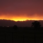 Colorado Sunset Sunset over Longs Peak