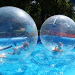 Kids in Water Balls