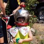 Girl in Alien Costume