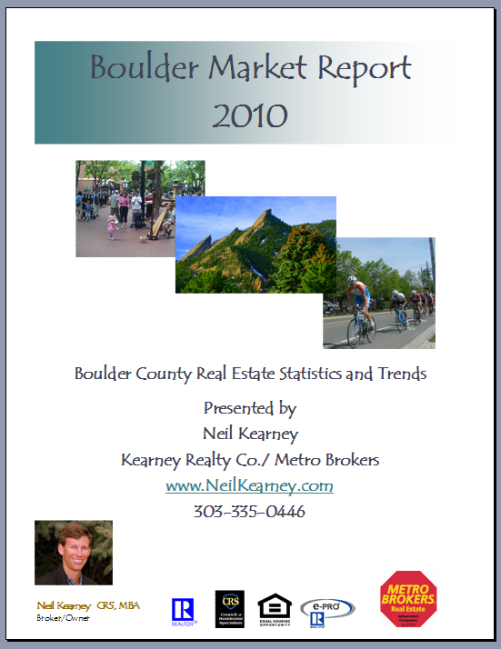 2010 Boulder Real Estate Market Report – Now Available