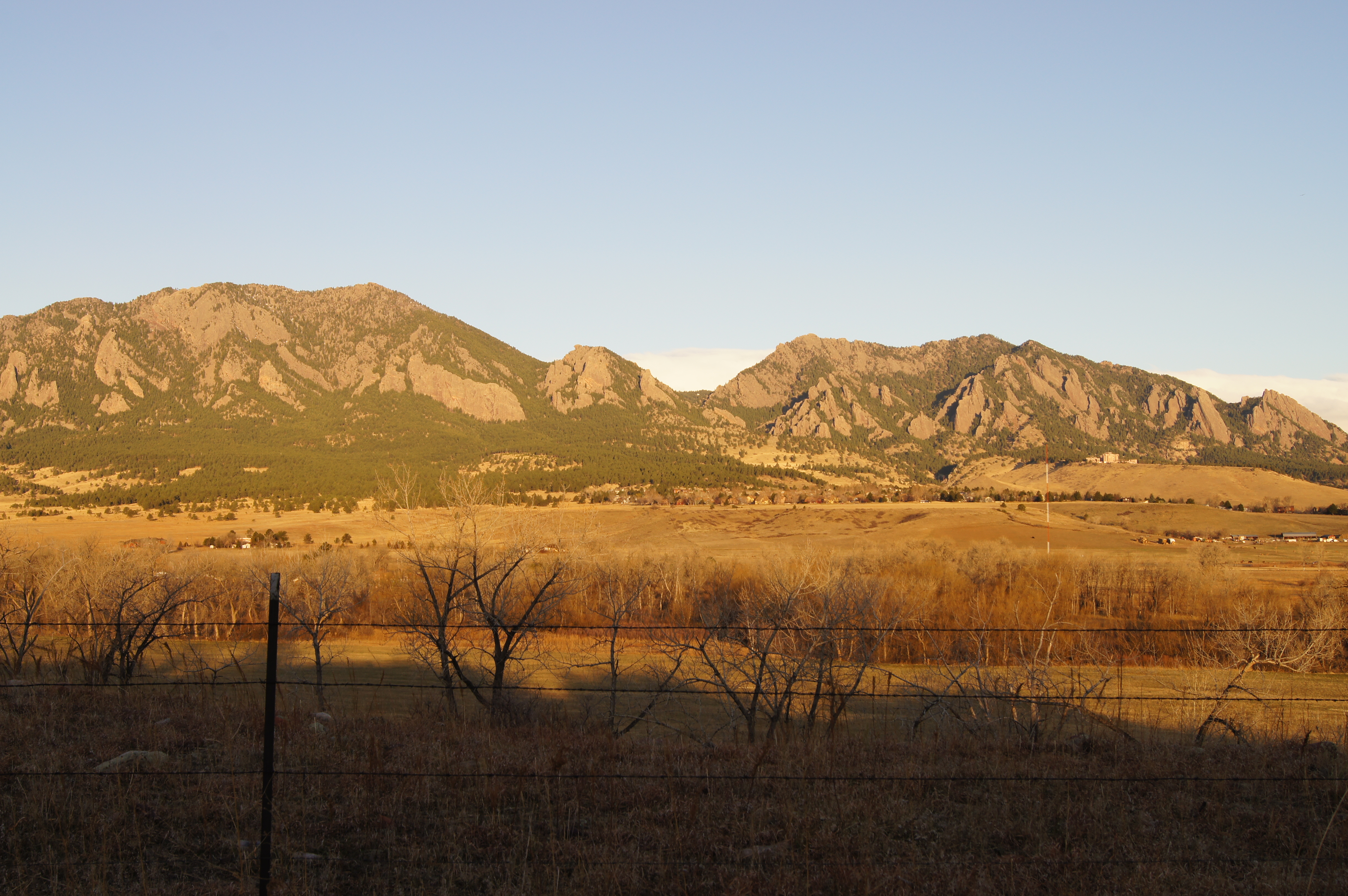 South Boulder View of Flatirons