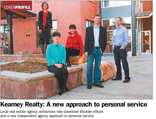 Kearney Realty Article in Daily Camera