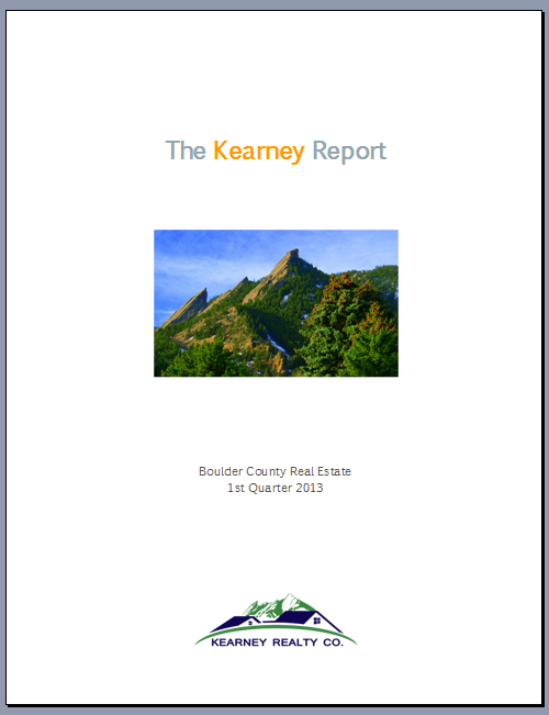 The Kearney Report – 1st Quarter 2013