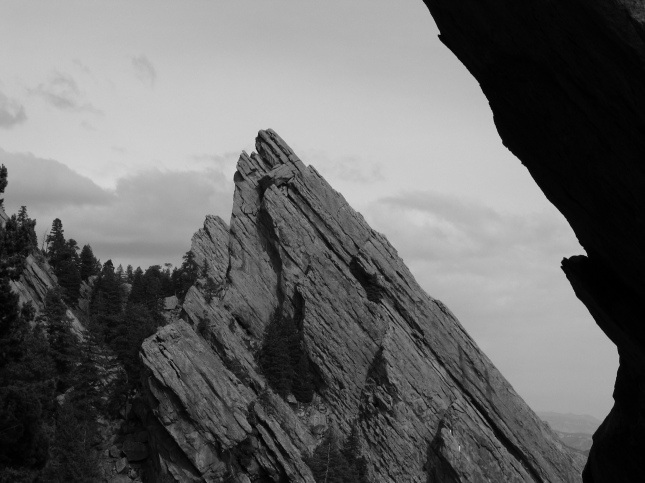The Flatirons from Royal Arch