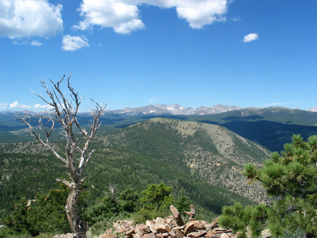 Continental Divide from Flagstaff Mtn