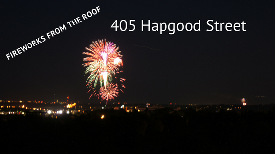 Fireworks from 405 Hapgood