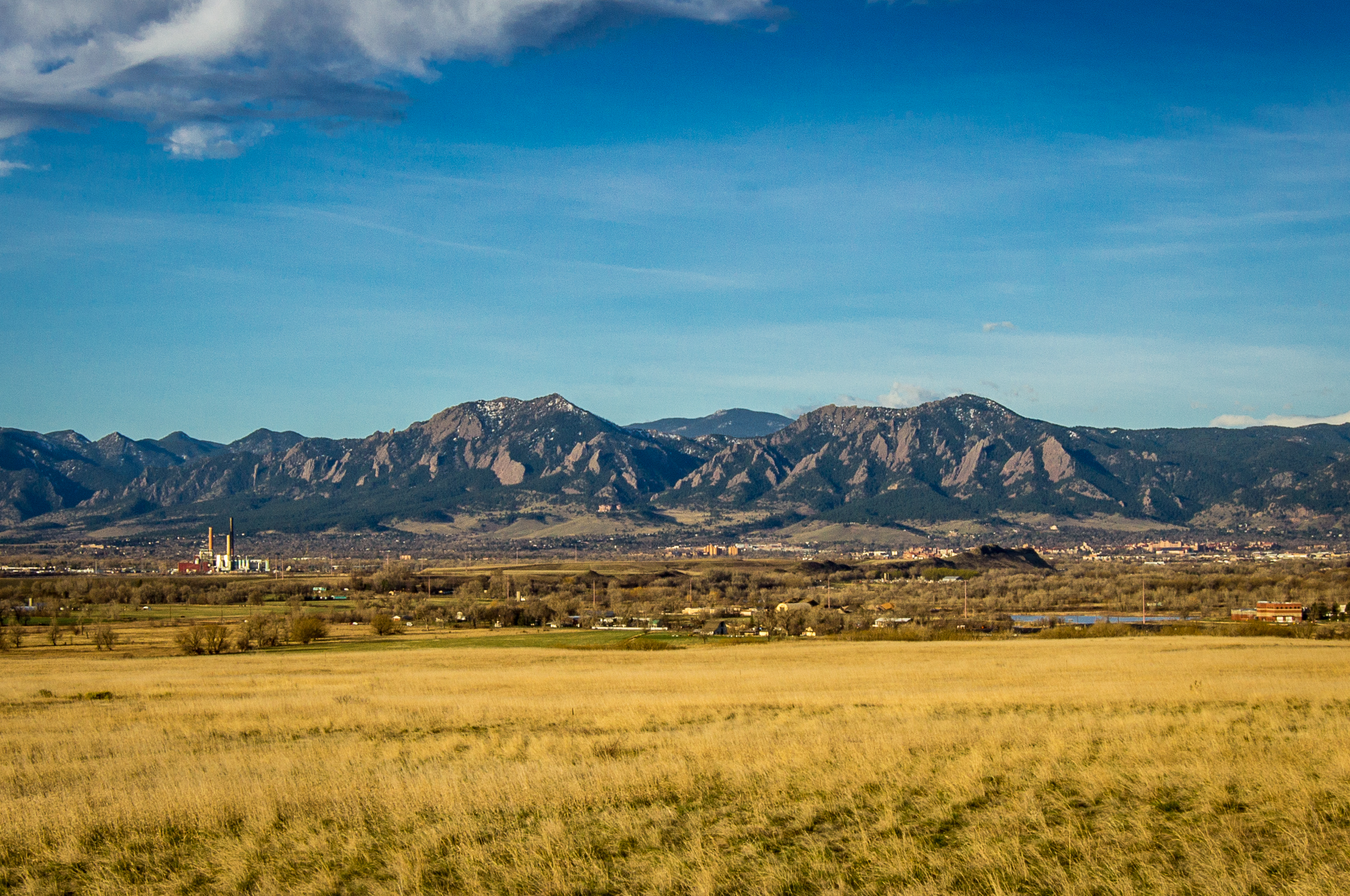 The Flatirons from Heatherwood Boulder Real Estate Neil Kearney