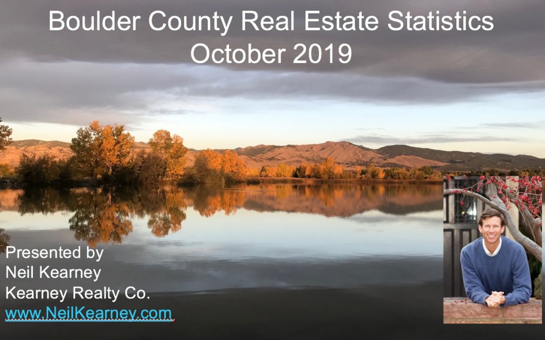 Boulder Real Estate Statistics for October 2019